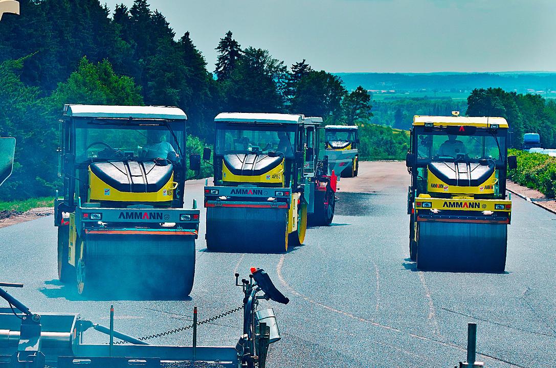 Forscher der Universität Hohenheim optimieren die Logistikprozesse auf Baustellen (Foto: Ammann Schweiz AG)